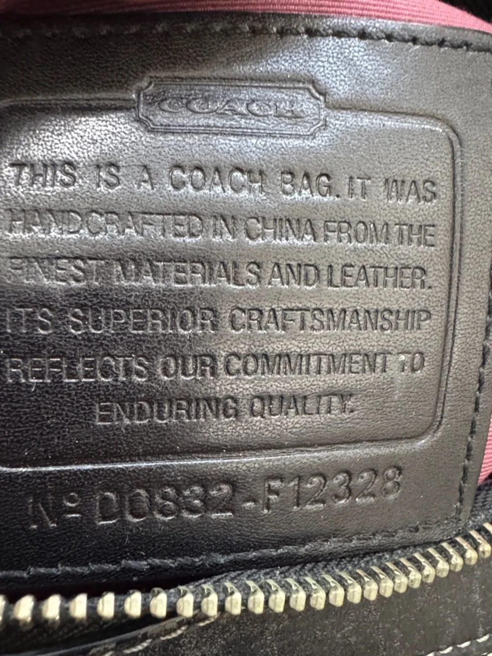 Coach Vintage Black and Gray Signature Jacquard Shoulder Bag